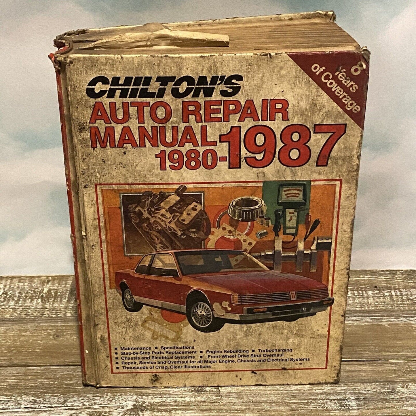 Chiltons Auto Repair Manual Hardcover 1980-1987 7670 U.S And Canadian Cars