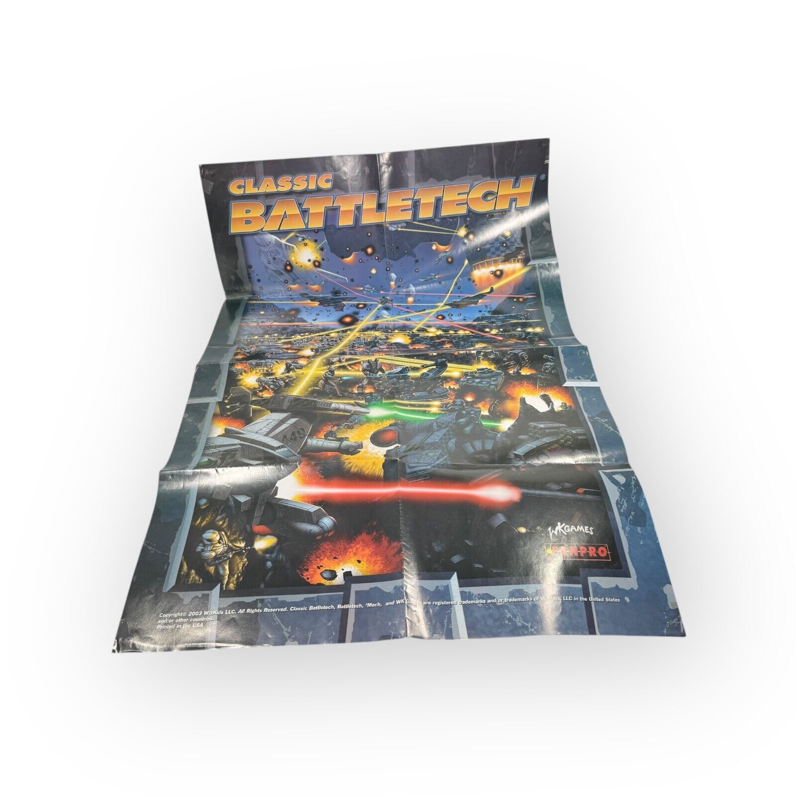 Classic Battletech Poster Roughly 24"x17" Wizkids 2003