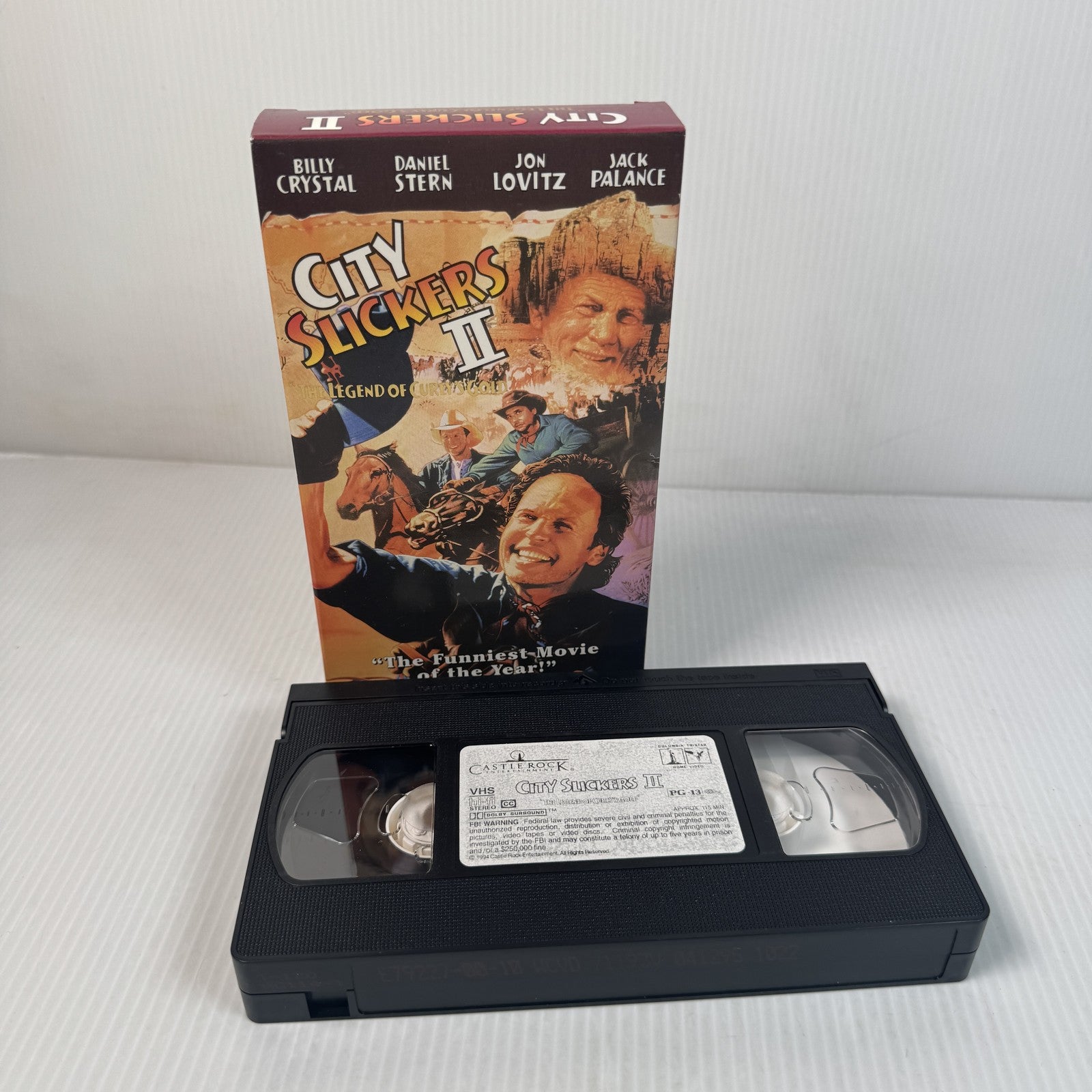 Vintage City Slickers II VHS 1994 Comedy Billy Crystal Daniel Stern Jon Lovitz M