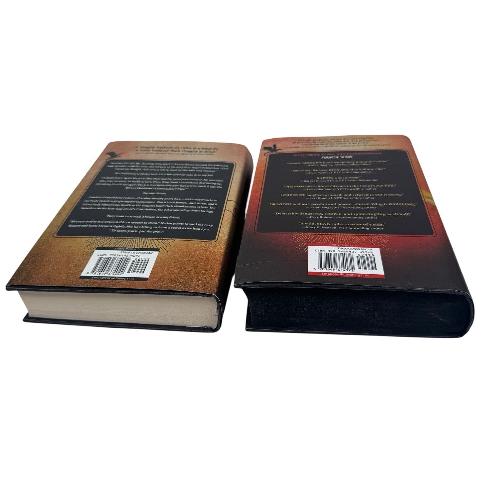 Rebecca Yarros Iron Flame First Print Hardcover Black Edges w/ Fourth Wing