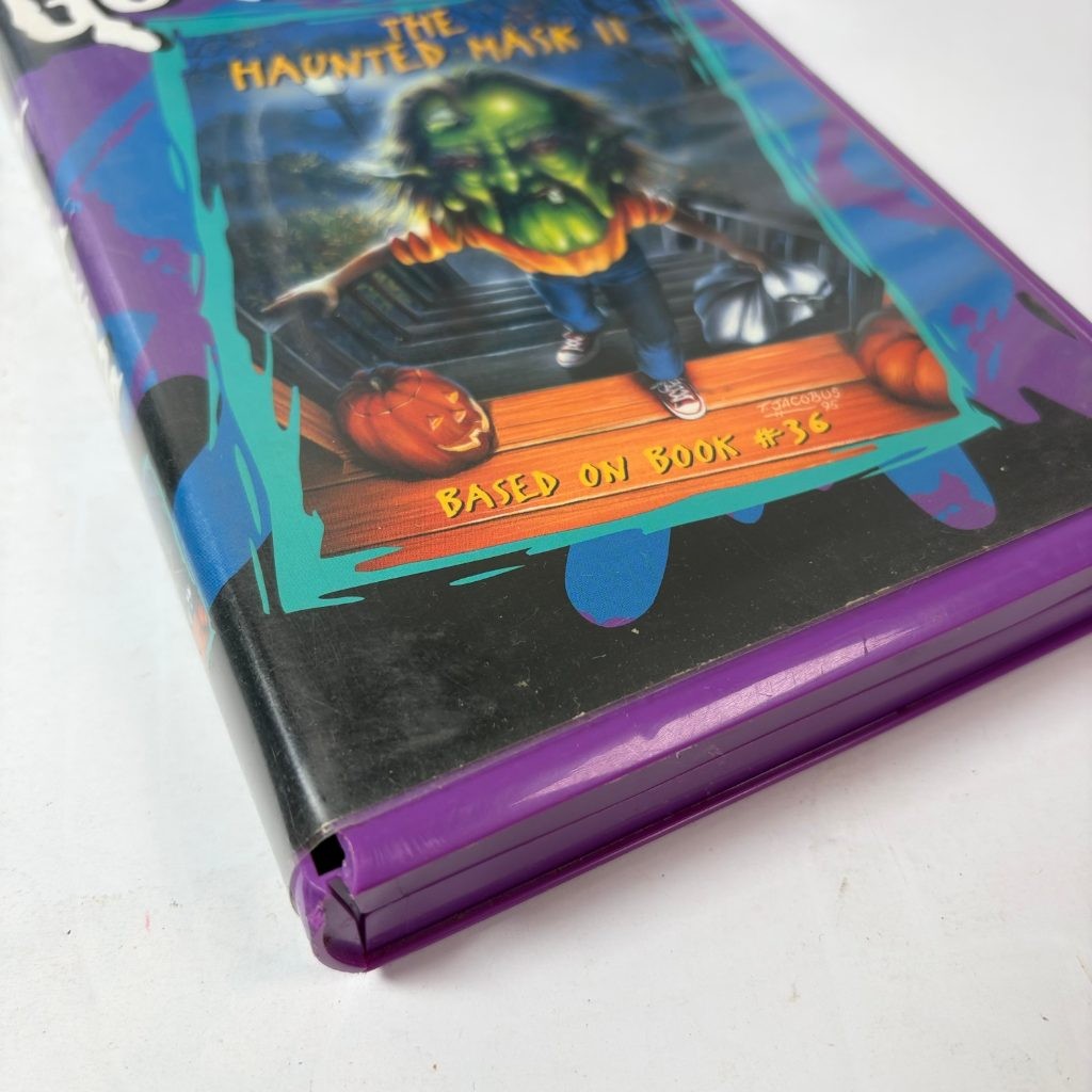 Goosebumps VHS Lot of 4 R.L. Stine Terror Tower Dead House Basement Haunted Mask