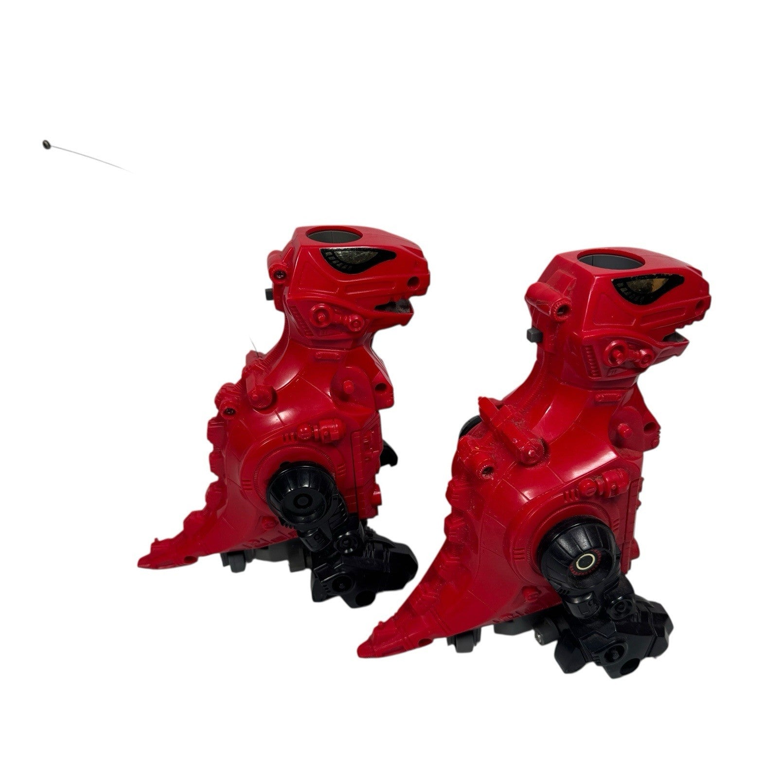 Lot Of 2 Starriors Tomy 1984 Deadeye T-Rex Robots with Parts AS IS