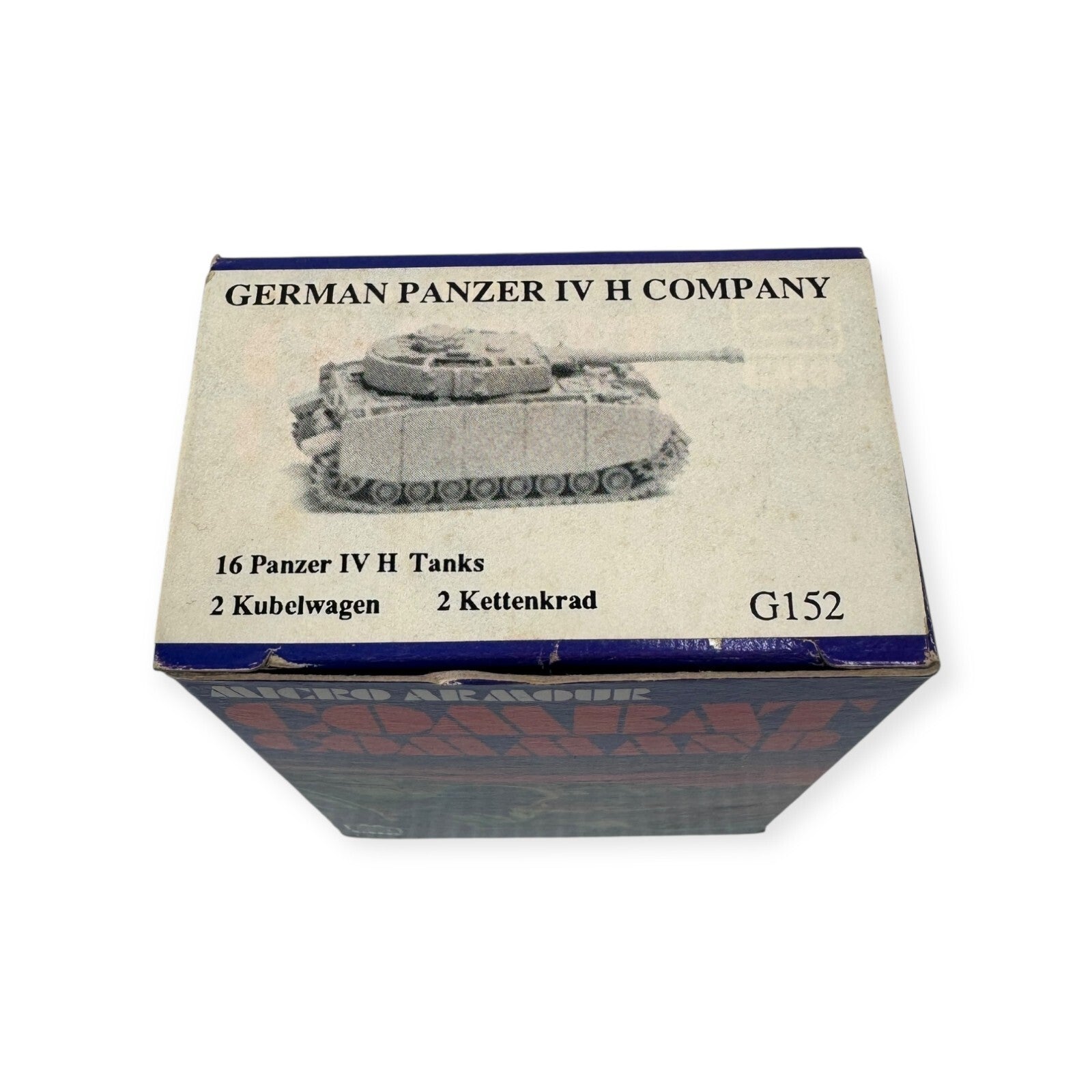 Micro Armour Combat Command German Panzer IV H Company Set of 16 Tanks G152