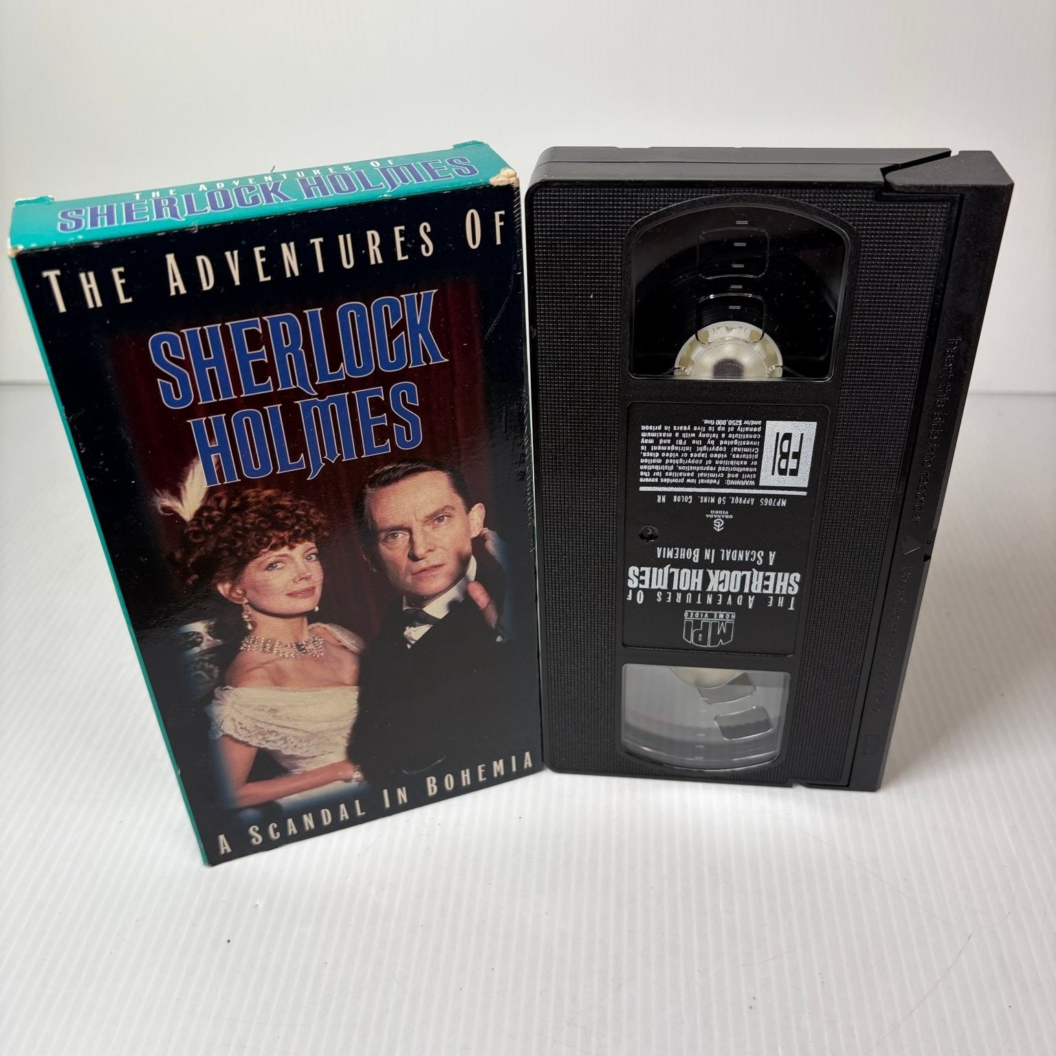 Adventures of Sherlock Holmes VHS 1984 Mystery Granada MPI Home Video
