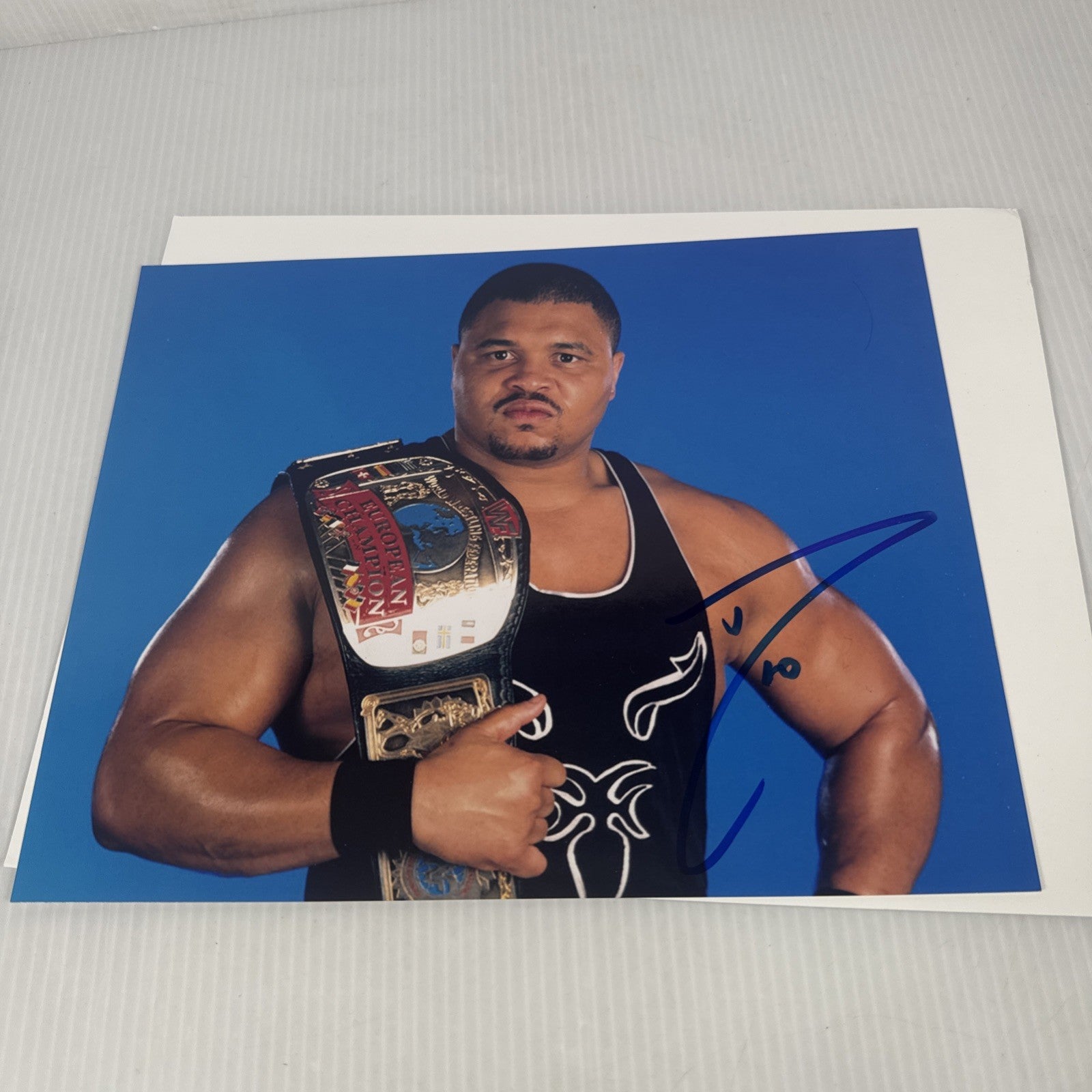 VINTAGE D'LO BROWN AUTOGRAPH SIGNED PROMO PHOTO WWE WWF