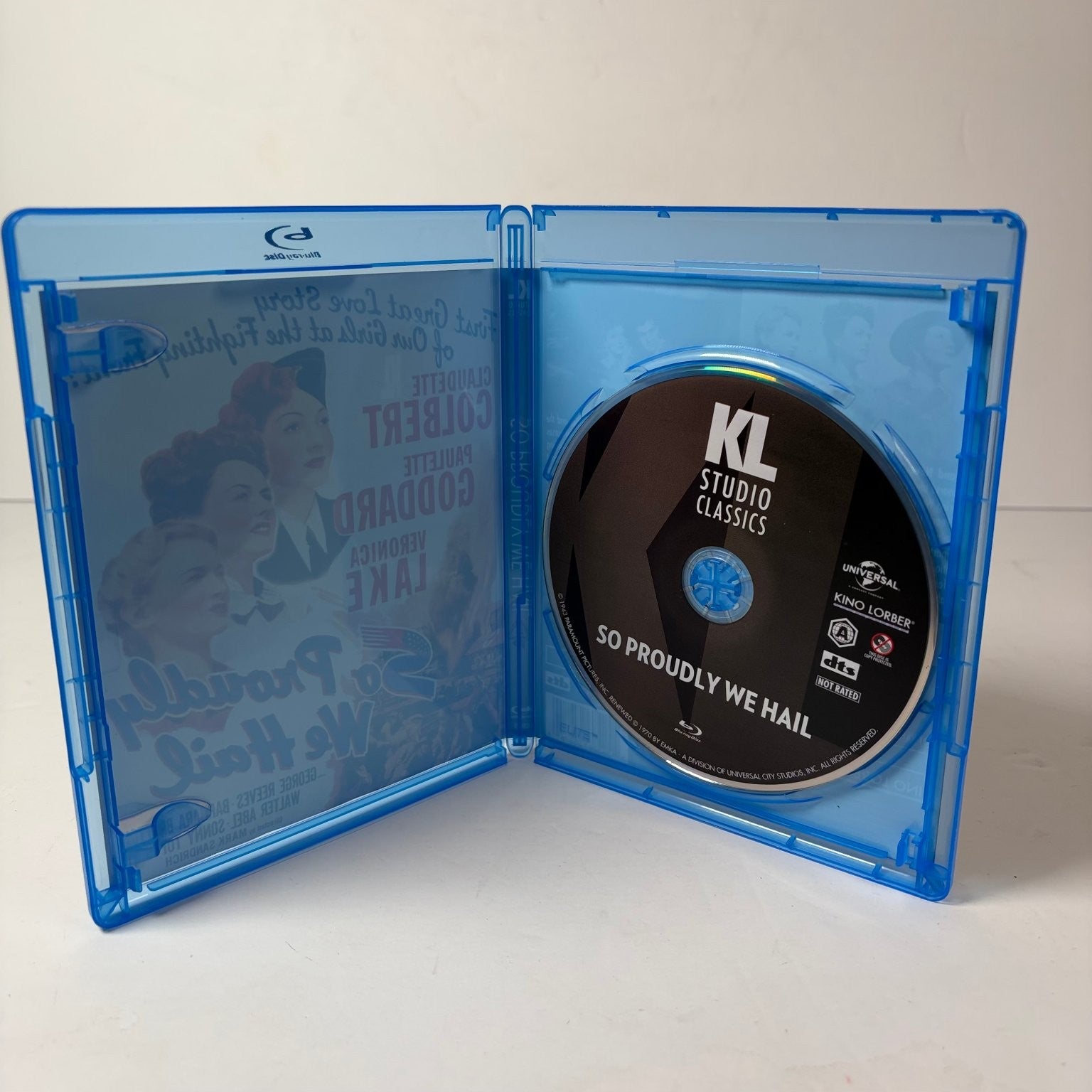 So Proudly We Hail Blu-ray 1943 KL Studio Classics Colbert Goddard Commentary