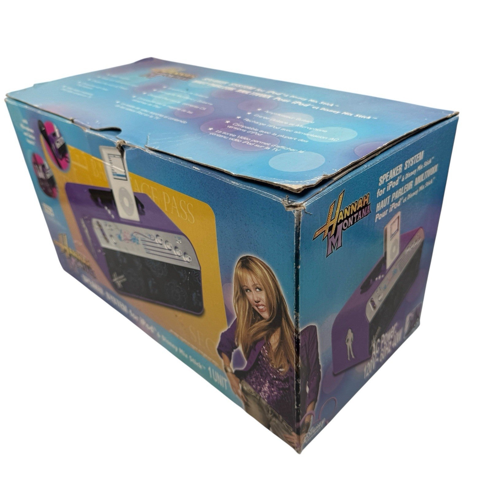 Disney Hannah Montana iPod Dock Guitar Mic Amp Speaker System Boombox 2007
