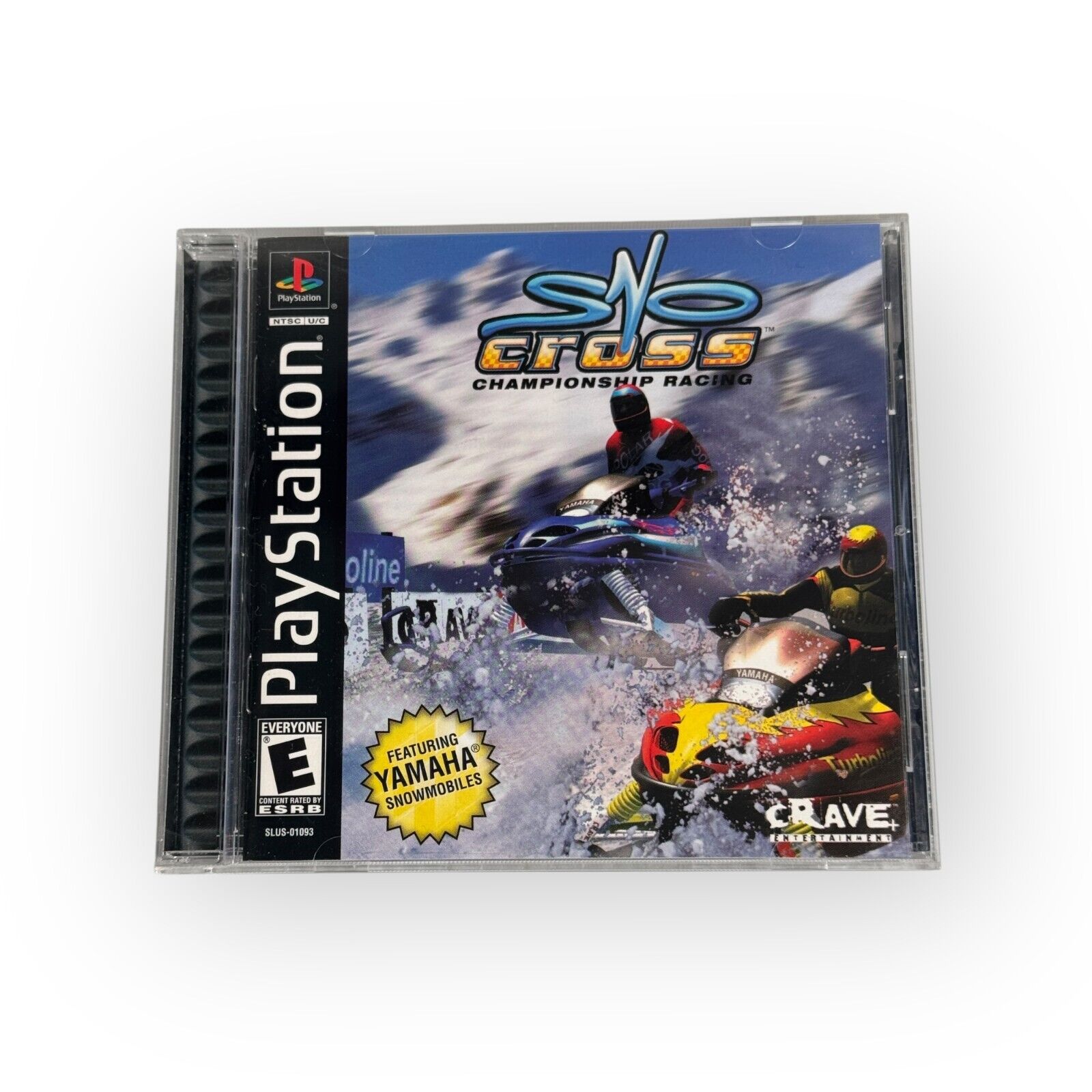 Sno Cross Championship Racing Playstation 1 Snowmobile Game Complete Black Label