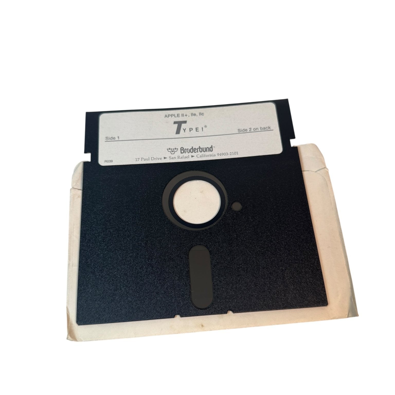 Vintage Type! Apple II Plus Ile IIc Typing Tutorial Program Brøderbund Disk Only