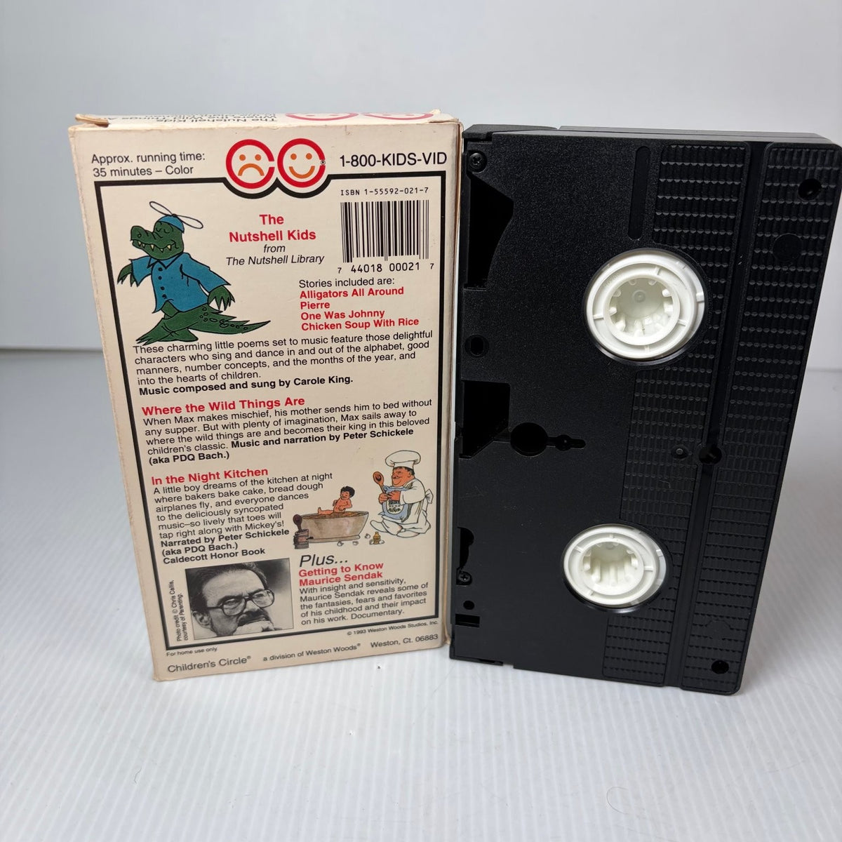 Maurice Sendak Library VHS 1989 Kids Animation Children's Circle 0021