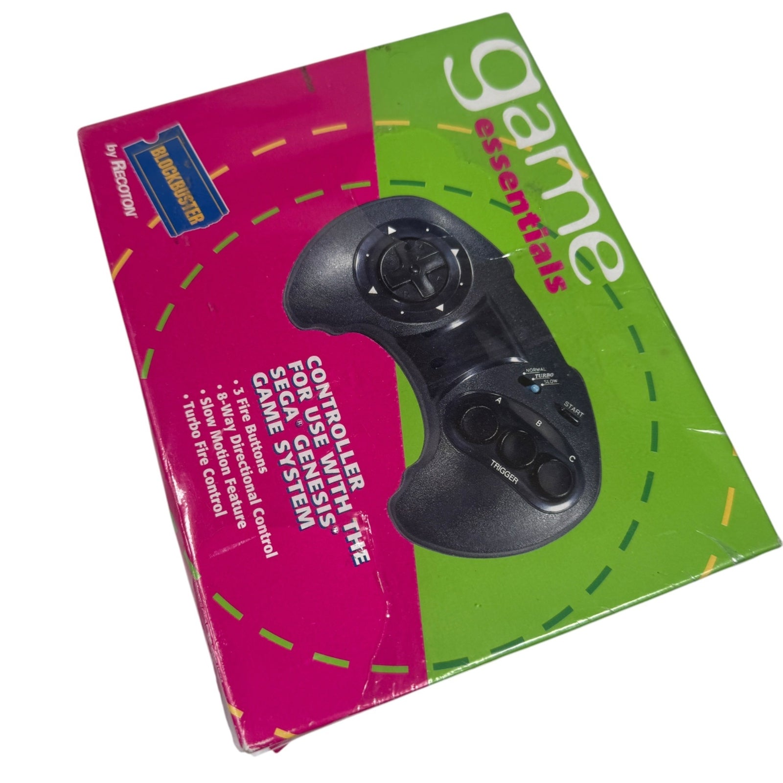 Blockbuster Video Game Essentials Sega Genesis Controller New In Box By Recoton