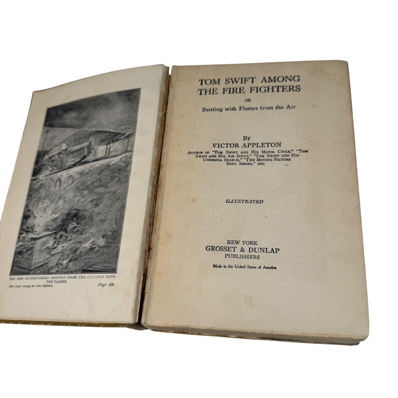 Lot of Antique 1920s 1st Print Hardcover Tom Swift & Don Sturdy Books Appleton