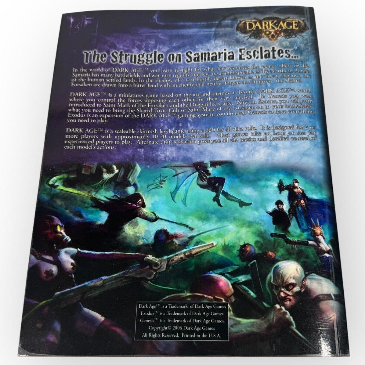 Dark Age Exodus Expansion of the Dark Age Gaming System Sourcebook DAG0002