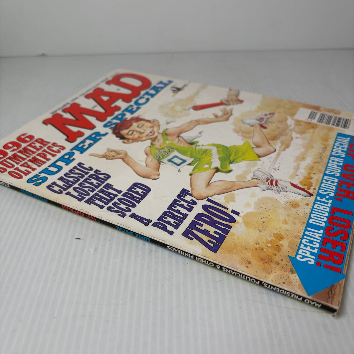 MAD Magazine September 1996 Super Special Olympics Flip Cover Humor Satire