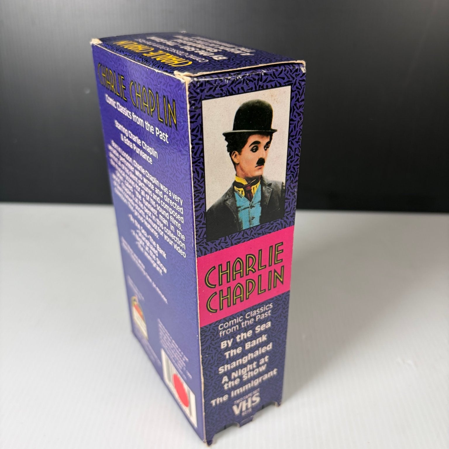 Charlie Chaplin Comic Classics from the Past VHS Silent Comedy Front Row
