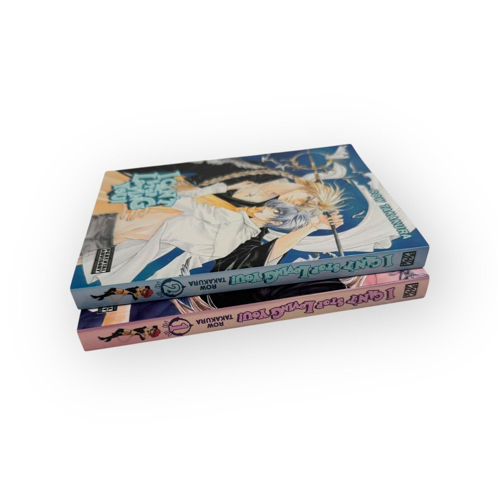 I Cant Stop Loving You Yaoi Manga Row Takakura Volumes 1 & 2 Fantasy