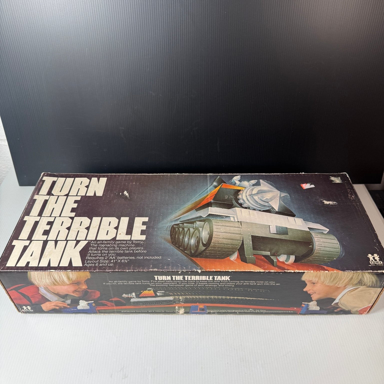 Turn The Terrible Tank Tomy Board Game All Parts 1979 (Tank Not Working)