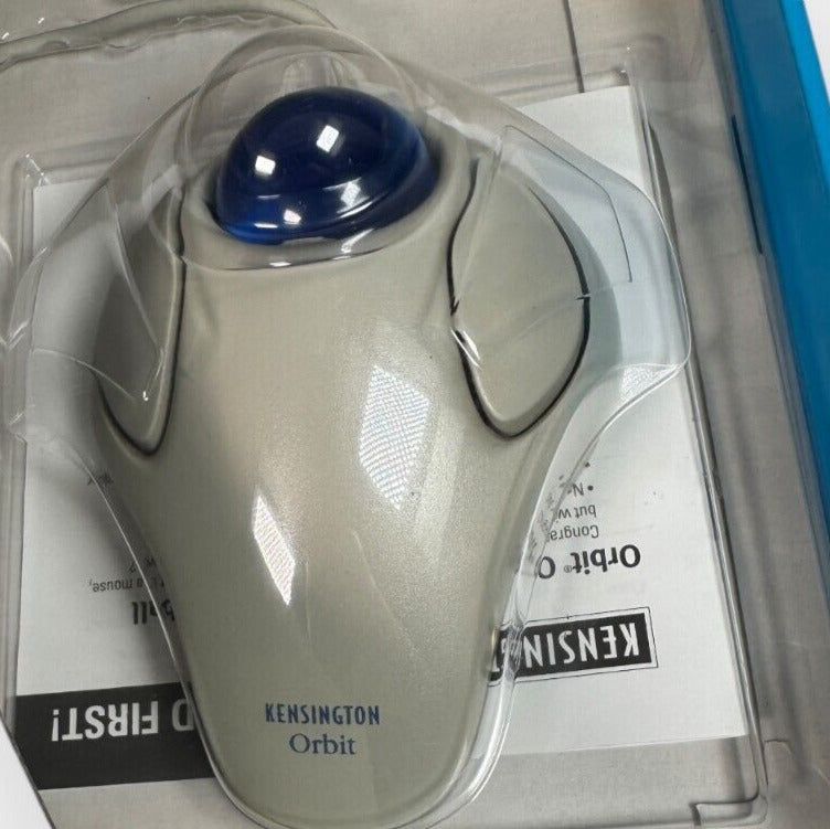 Kensington Orbit Optical Trackball Diamondeye Ergonomic Mouse Used in Open Box