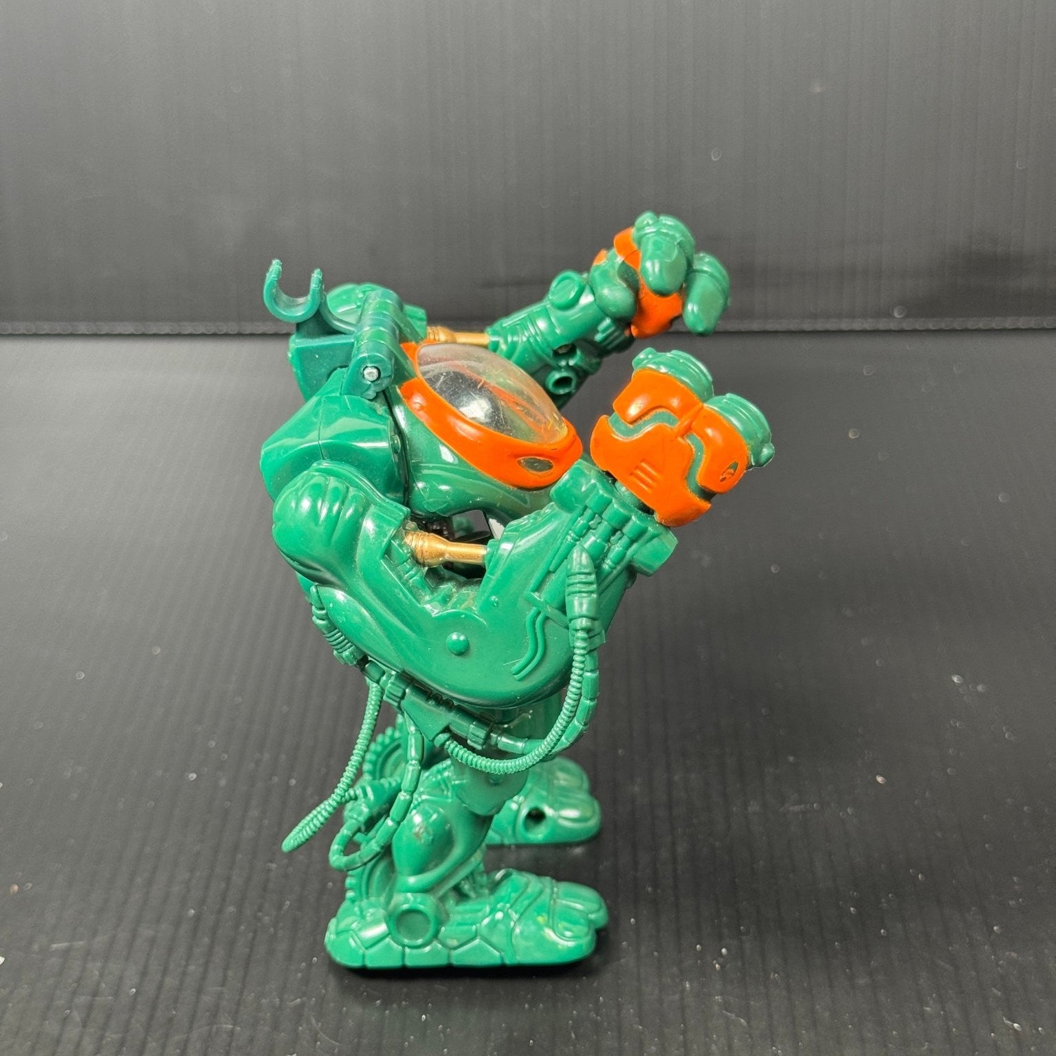 Teenage Mutant Ninja Turtles Muta Force Michelangelo Exo Mech Suit Incomplete