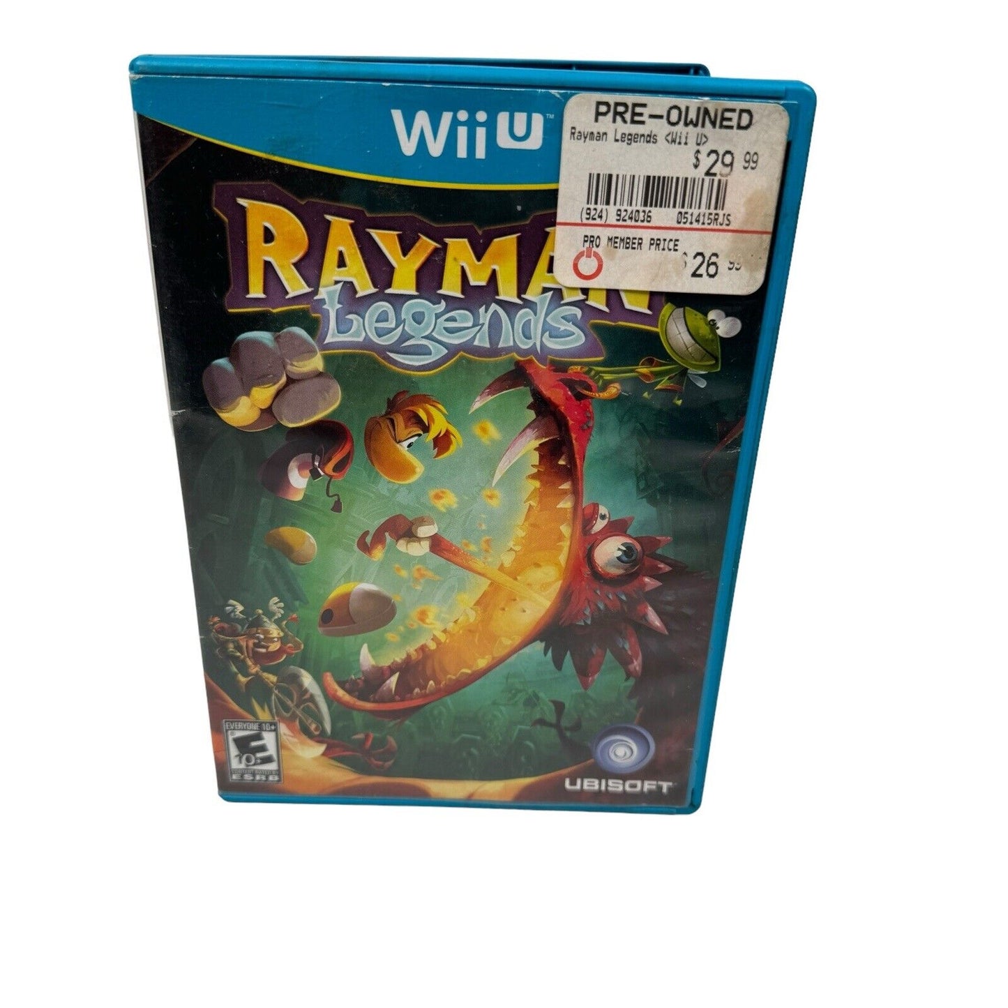 Rayman Legends (Nintendo Wii U, 2013) Complete CIB, Game Case Manual