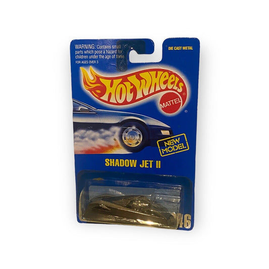Hot Wheels Shadow Jet II New Model Collector Number 246 Chrome Sealed