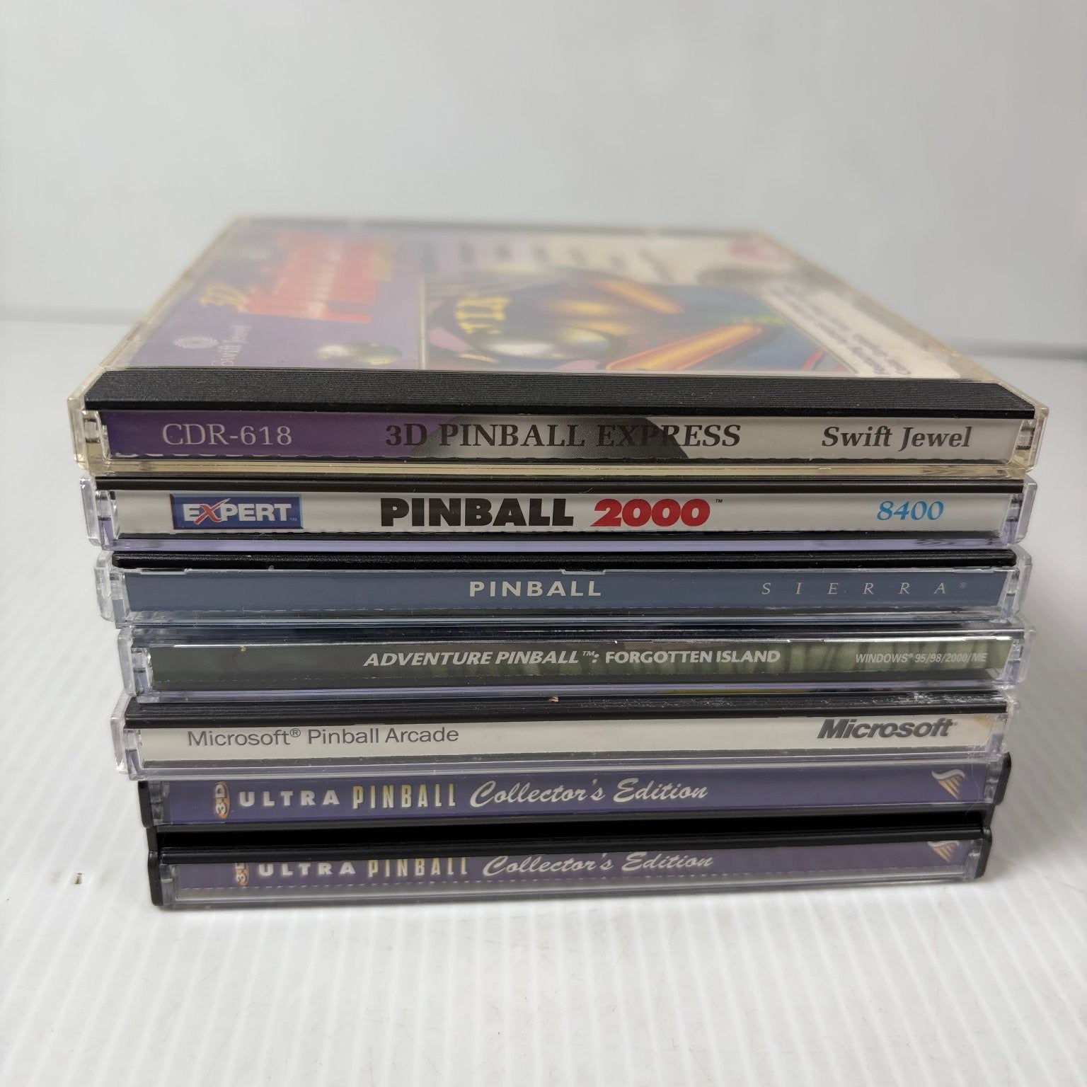 Lot of 6 Retro PC Pinball Games w/ 3D Ultra Pinball Collector's Edition & More
