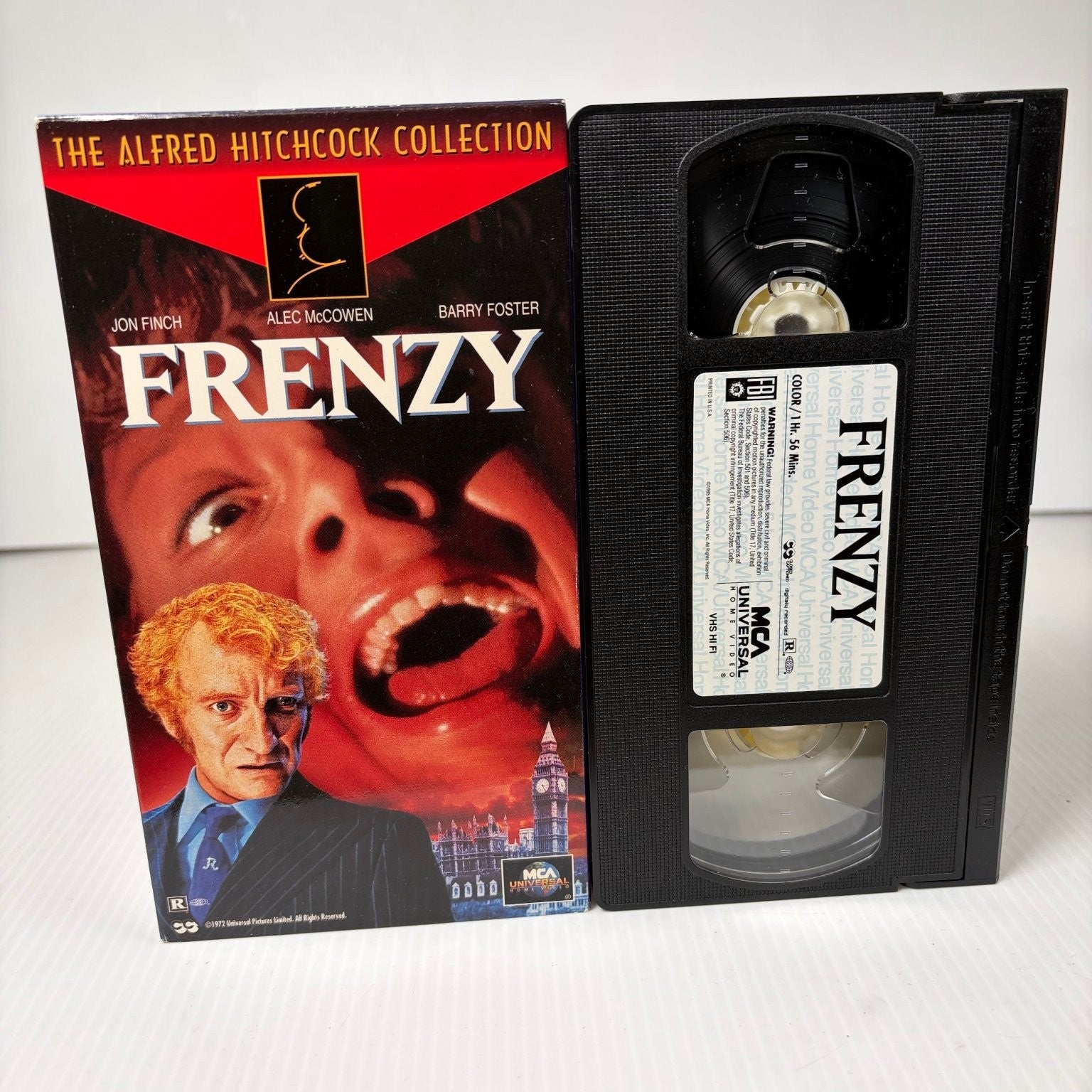 Frenzy VHS 1972 Thriller Suspense Alfred Hitchcock Collection MCA Universal