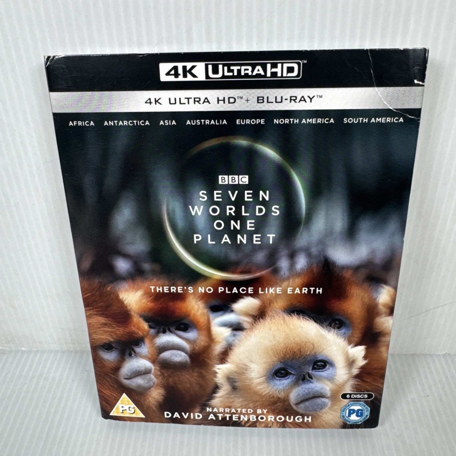 Seven Worlds, One Planet (4K Ultra HD & Blu-ray 6-disc Set, 2019) Attenborough