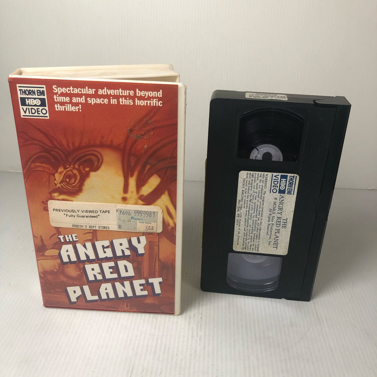 The Angry Red Planet VHS 1960 Sci-Fi Horror Thorn EMI HBO Video Classic