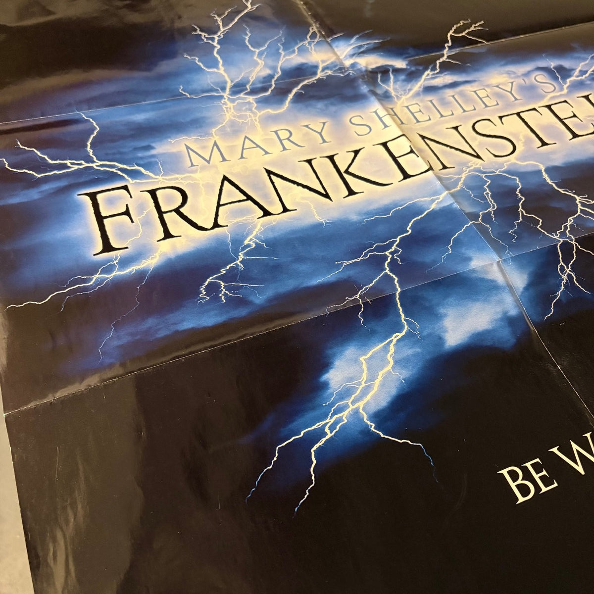 Mary Shelley's Frankenstein 1994 One Sheet Movie Poster US Printed Monsters