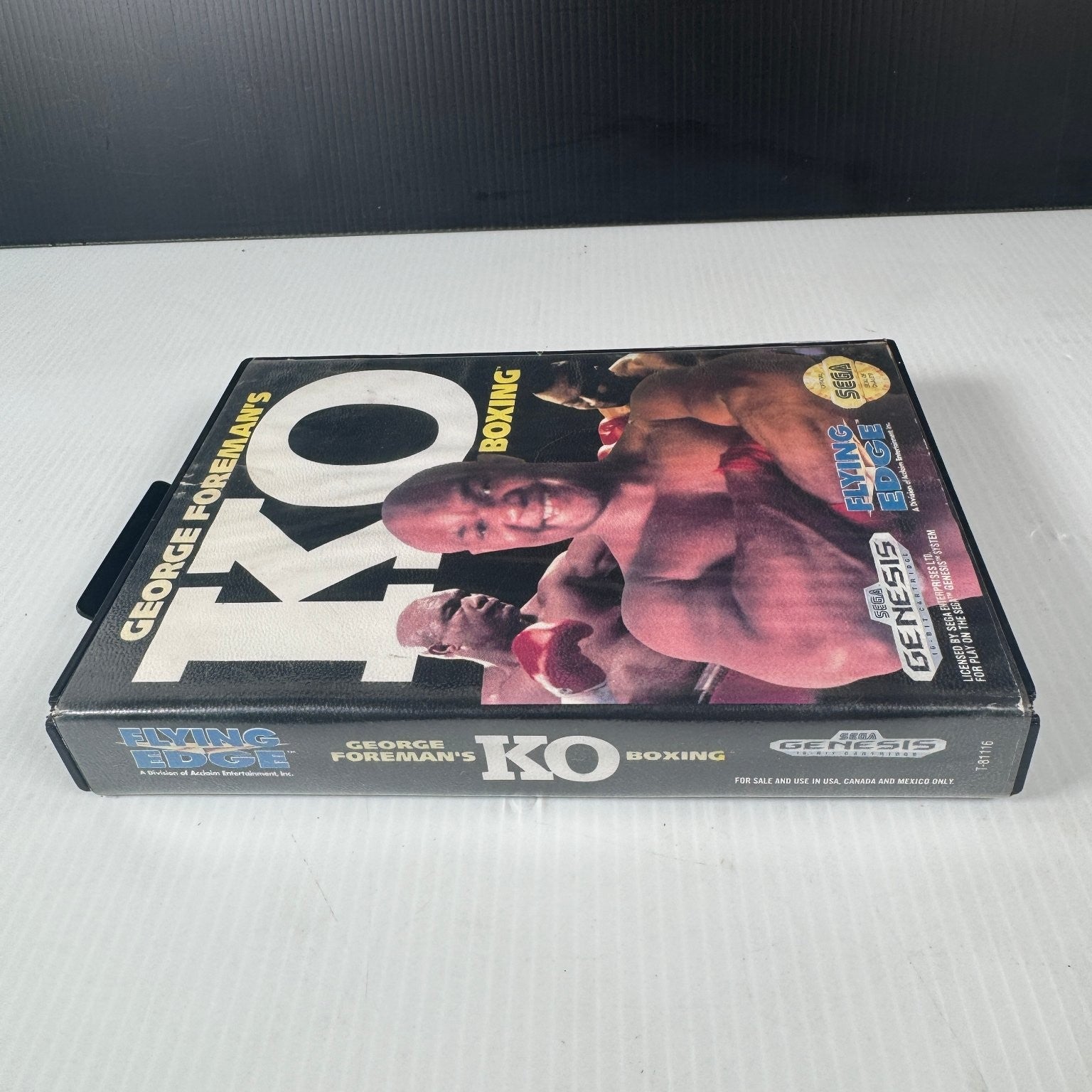 George Foreman's KO Boxing Sega Genesis Video Game Multiplayer