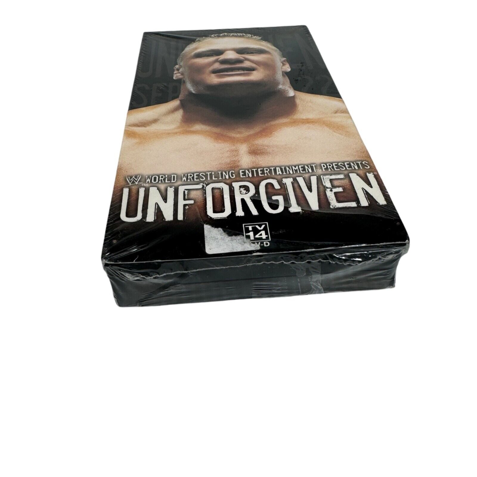 WWE - Unforgiven 2002 (VHS, 2002) Brand New Factory Sealed (Small Tear)