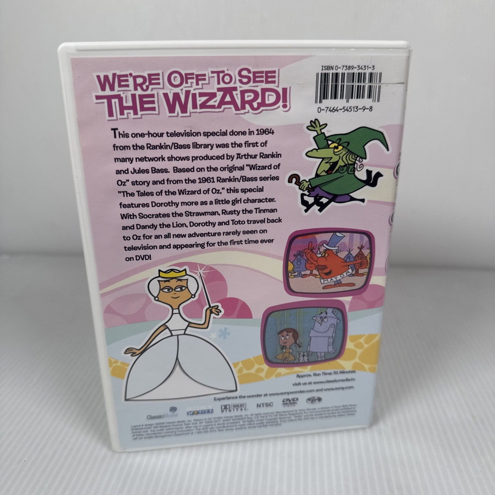 Return to Oz (DVD, 1964) Rare OOP Animated Television Special By Frosty Creators