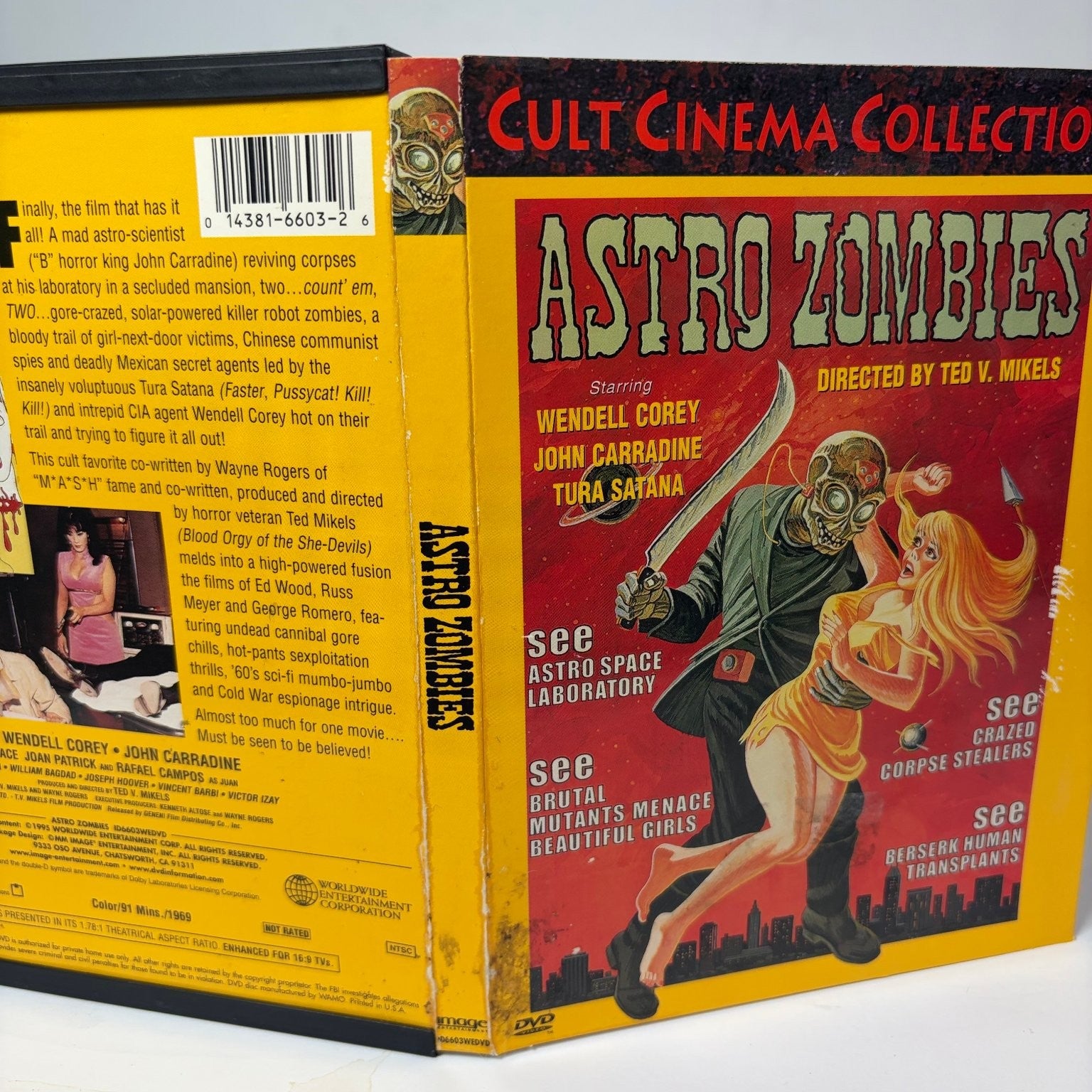 Astro Zombies DVD 1968 Cult Cinema John Carradine Ted V. Mikels Trailer