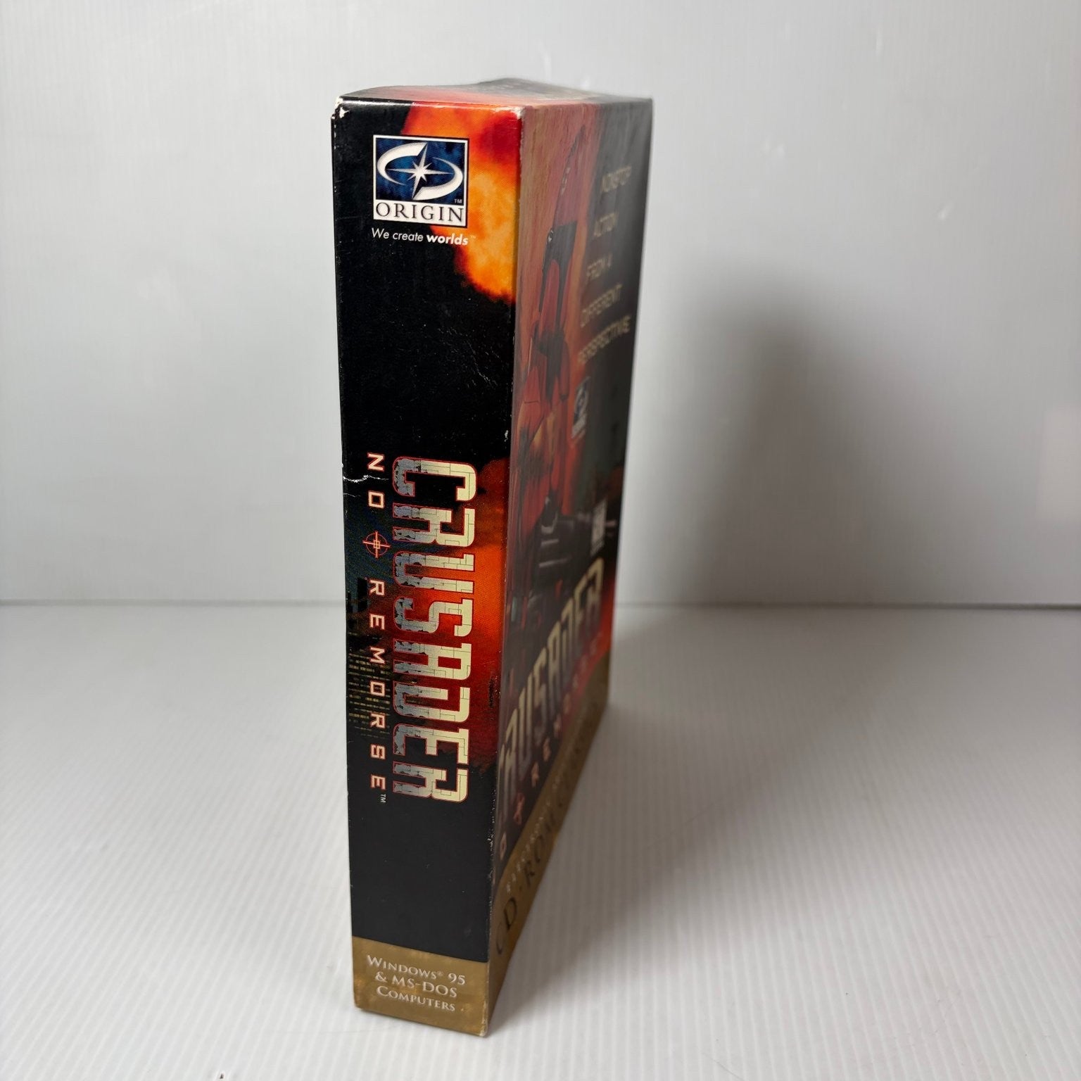 Crusader No Remorse CD-ROM Classics PC Big Box Action Shooter Video Game