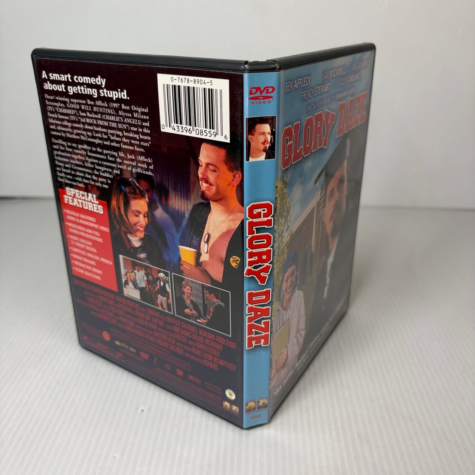 Glory Daze DVD 1996 Ben Affleck Sam Rockwell Alyssa Milano College Comedy