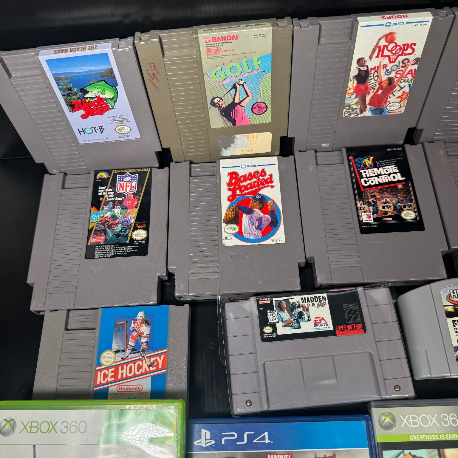 Mixed Lot of 19 Retro Games NES, PS4 & N64 GTA IV, Ice Hockey, Avengers & More