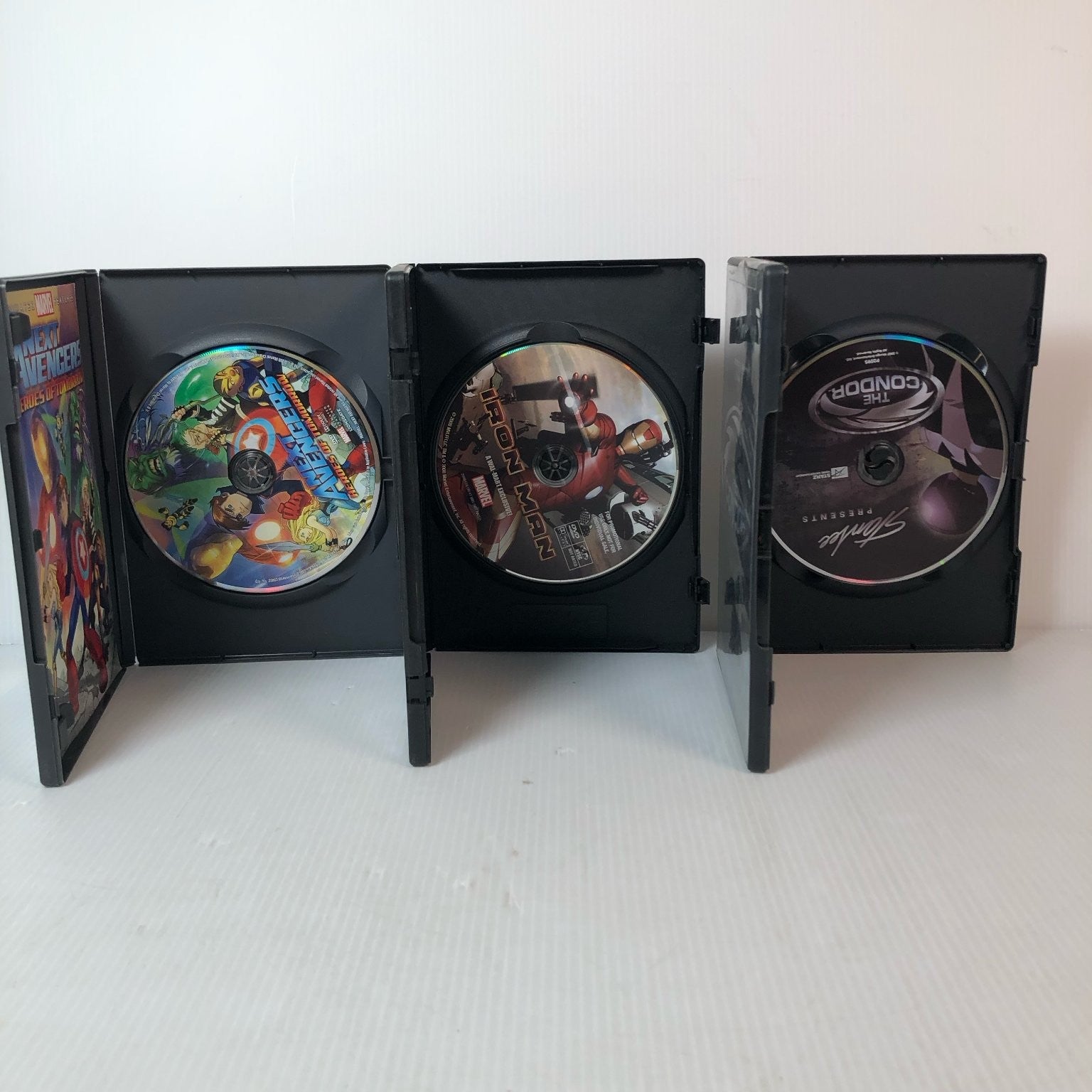 Lot of 9 Superhero & Comic Book Animated DVDs X-Men, He-Man, Hellboy & More