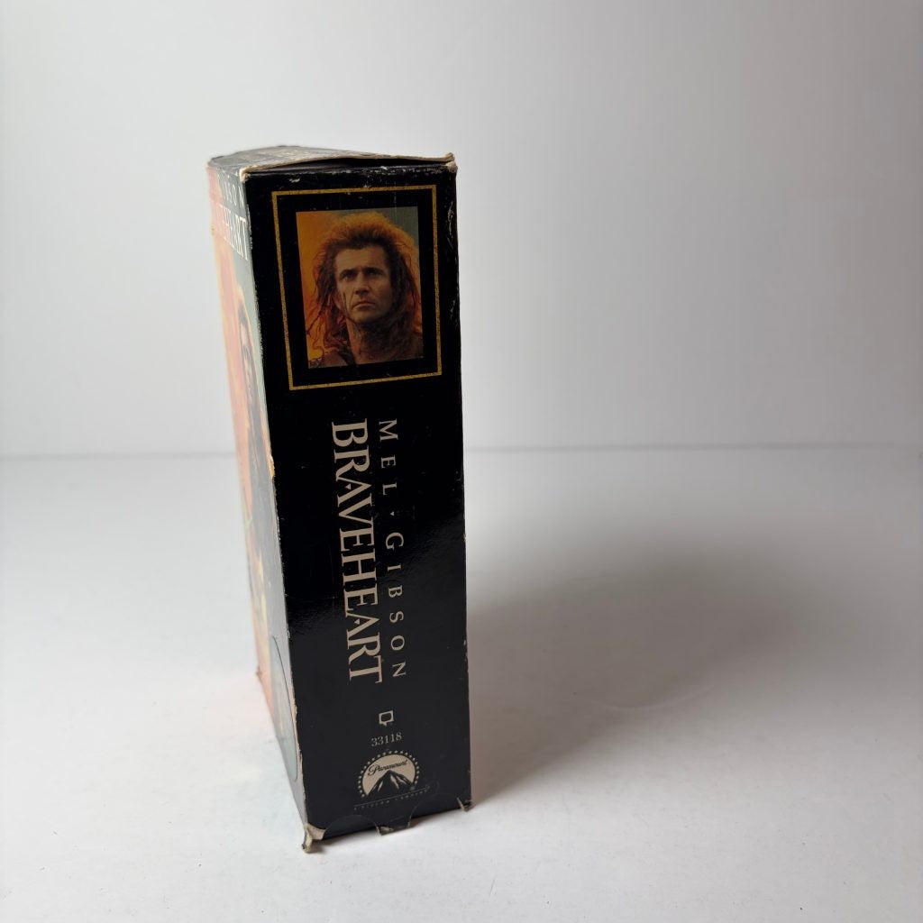 Braveheart VHS 2-Tape Set Mel Gibson 1995 Paramount Hi-Fi Stereo Epic Drama