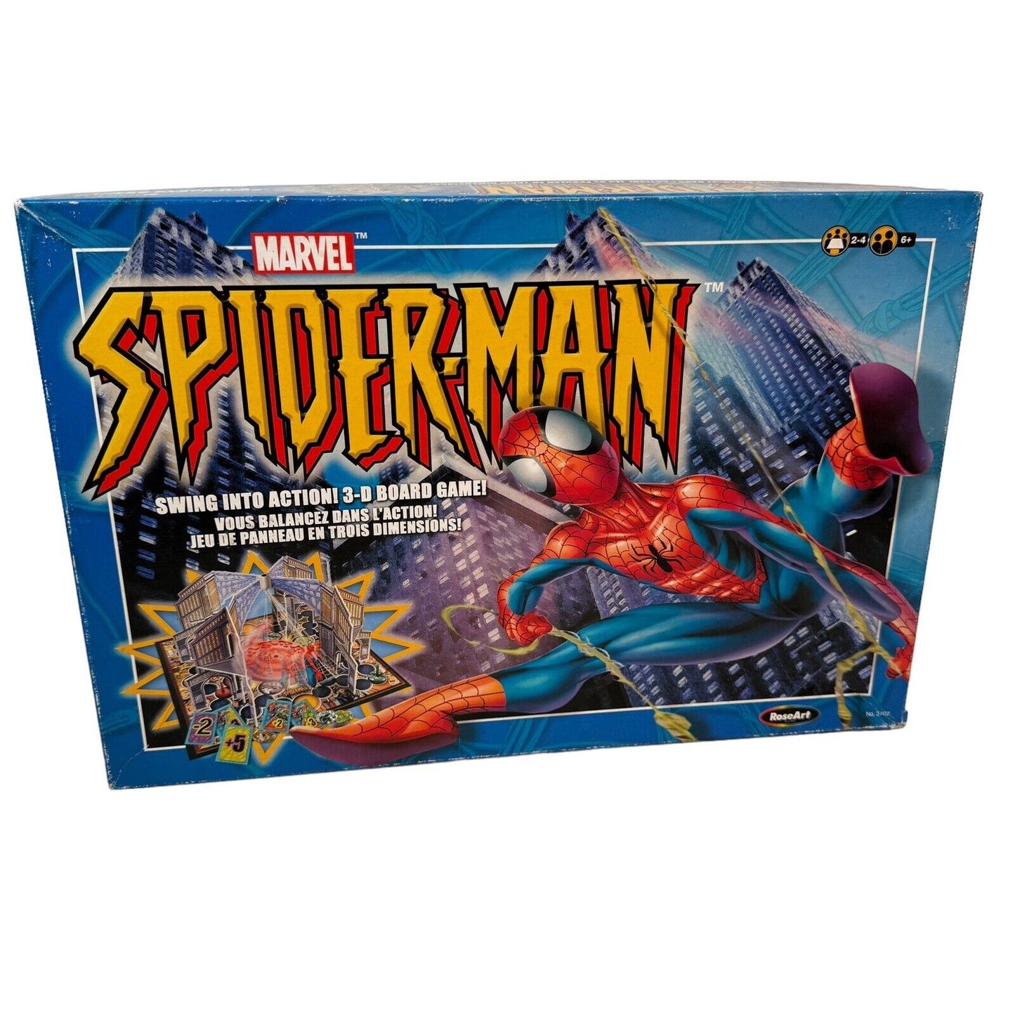 2003 Spider-Man Swing into Action Game by RoseArt Complete RARE New In Open Box