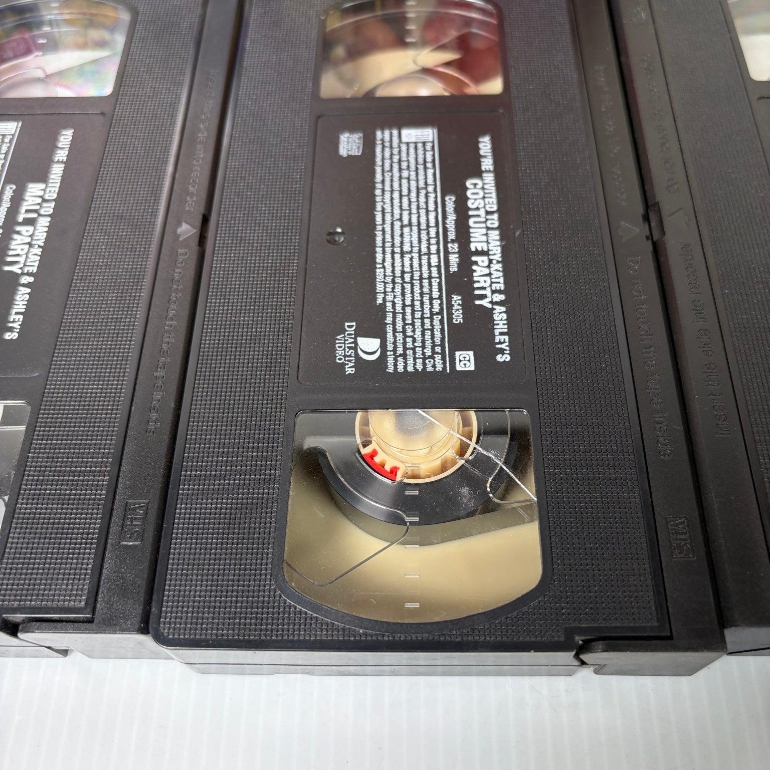 Mary-Kate & Ashley Olsen VHS Lot 10 Movies Kids Family Comedy Dualstar Video