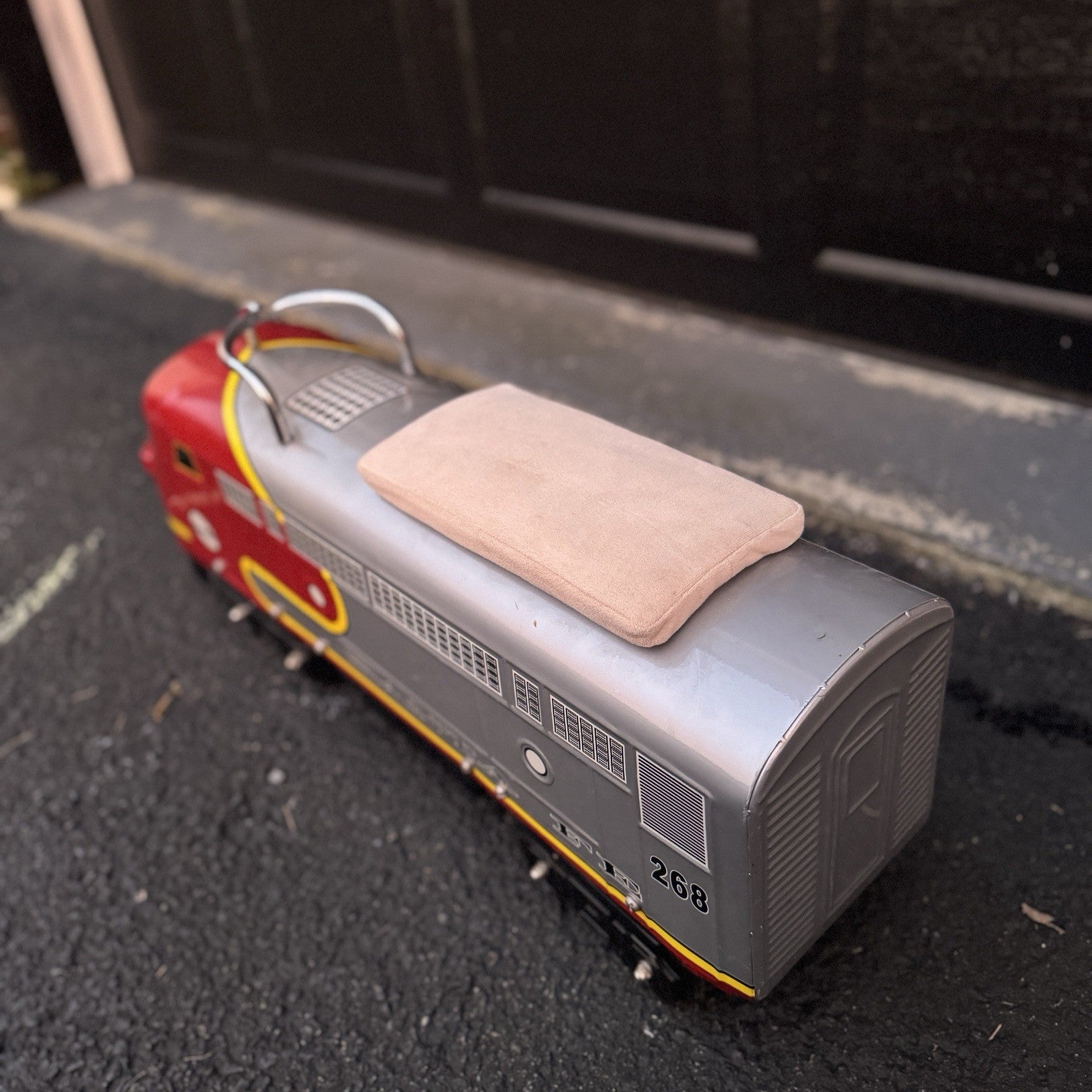 Santa Fe Toddler Ride On Train By Morgan Cycle w/ Seat Cushion Discontinued
