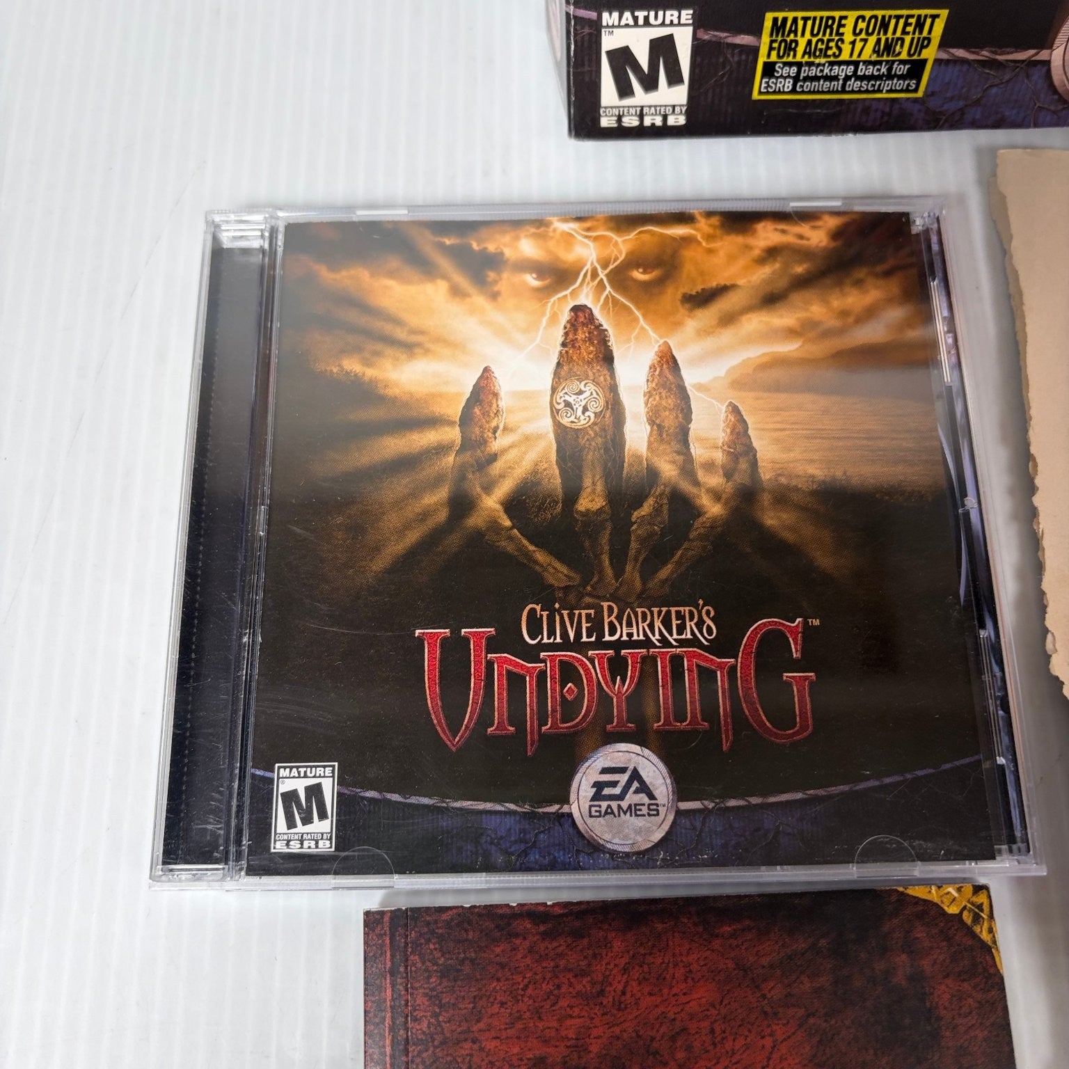 Clive Barker's Undying Big Box PC Horror FPS Video Game Complete