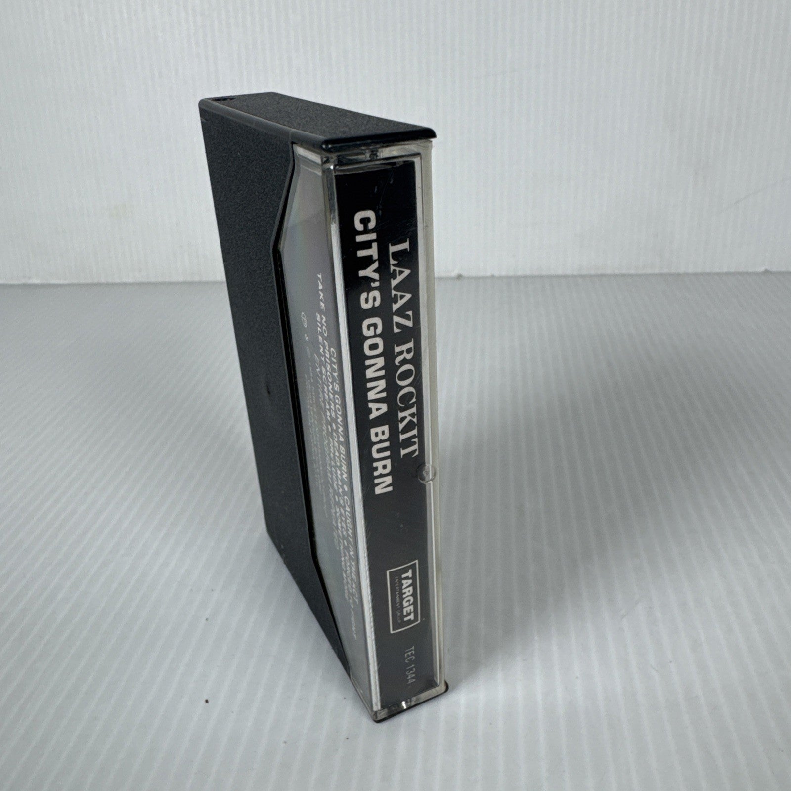 Laaz Rockit City’s Gonna Burn Cassette Tape 1984 Metal TEG Records