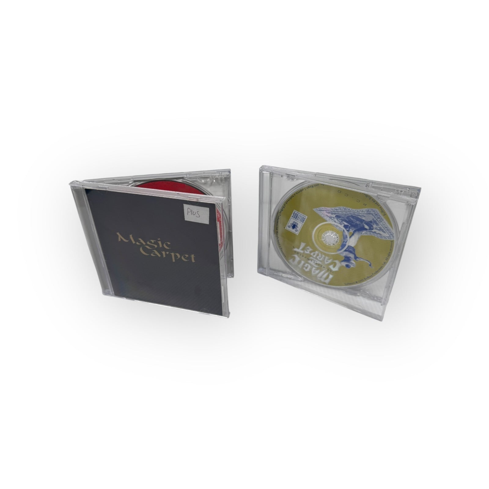 Magic Carpet Plus Disc and Manual  & Magic Carpet 2: The Netherworlds Disc Only