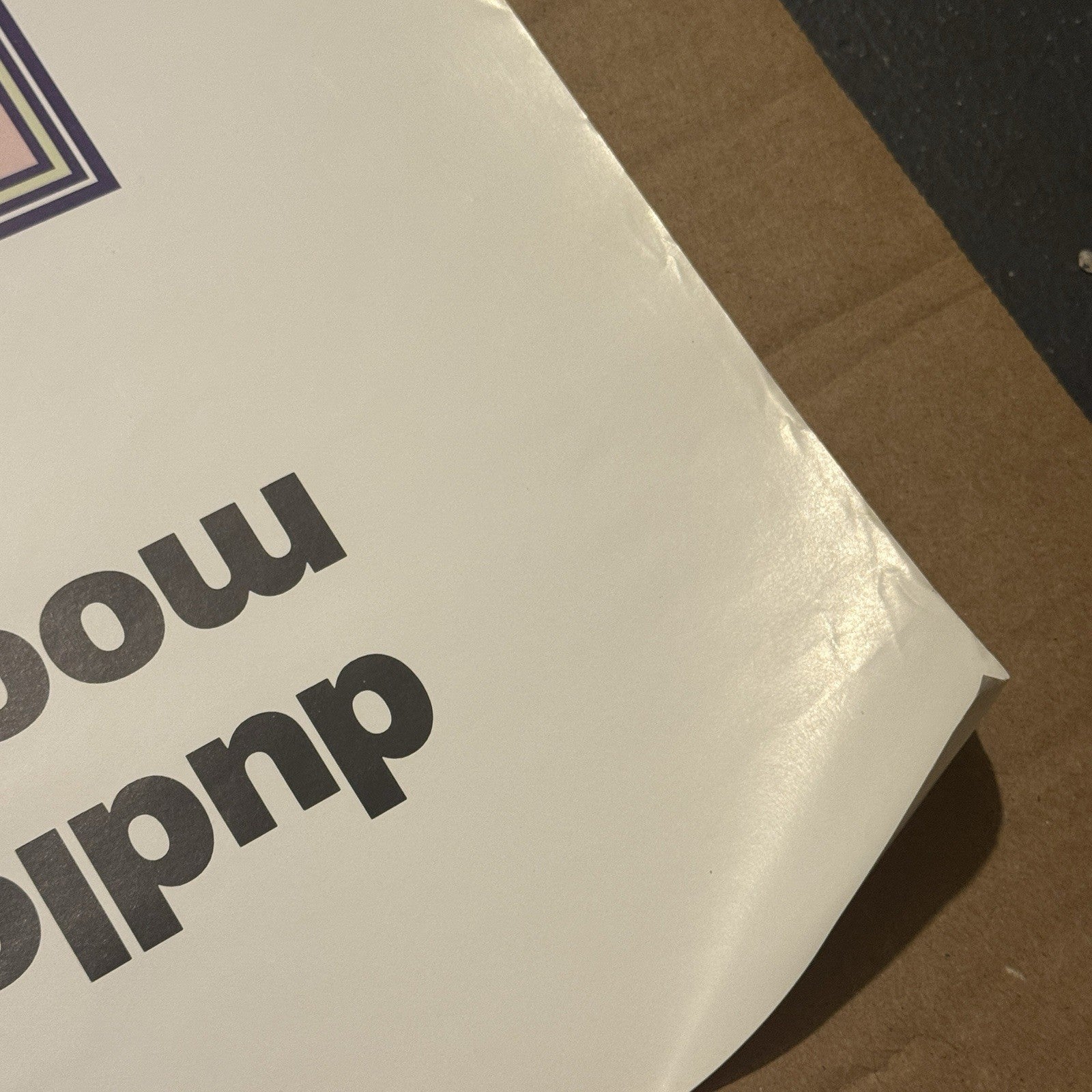 Vintage Arthur 2 On The Rocks Video Store Promotional Poster 42”x27”