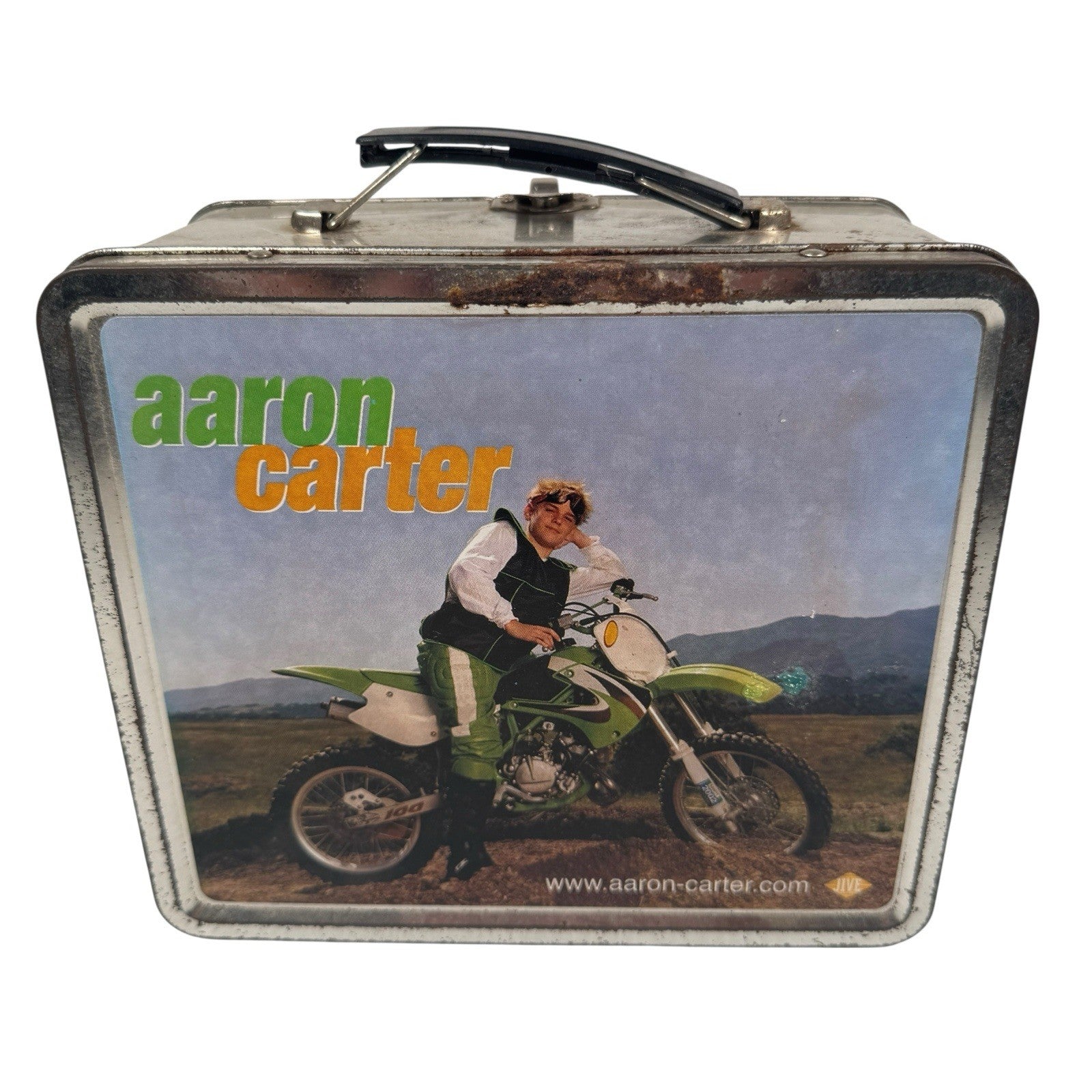 Vintage Aaron Carter Metal Lunchbox Lunch Pail Y2K