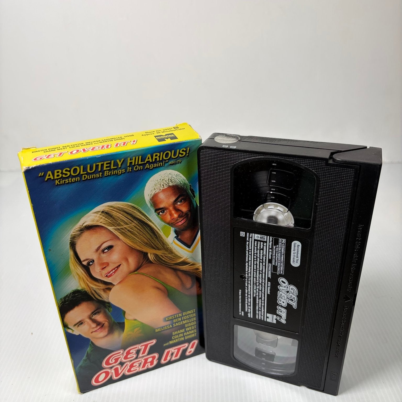 Get Over It! VHS 2001 Romantic Teen Comedy Miramax Buena Vista
