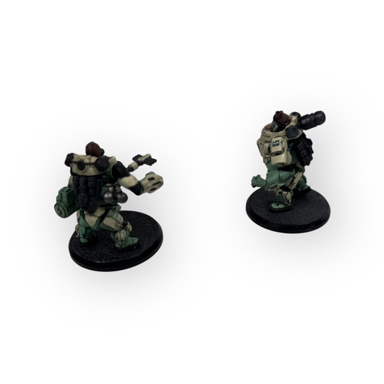 AT-43 Karmans Kaptar Lot of 2 Heroes Miniatures with Cards