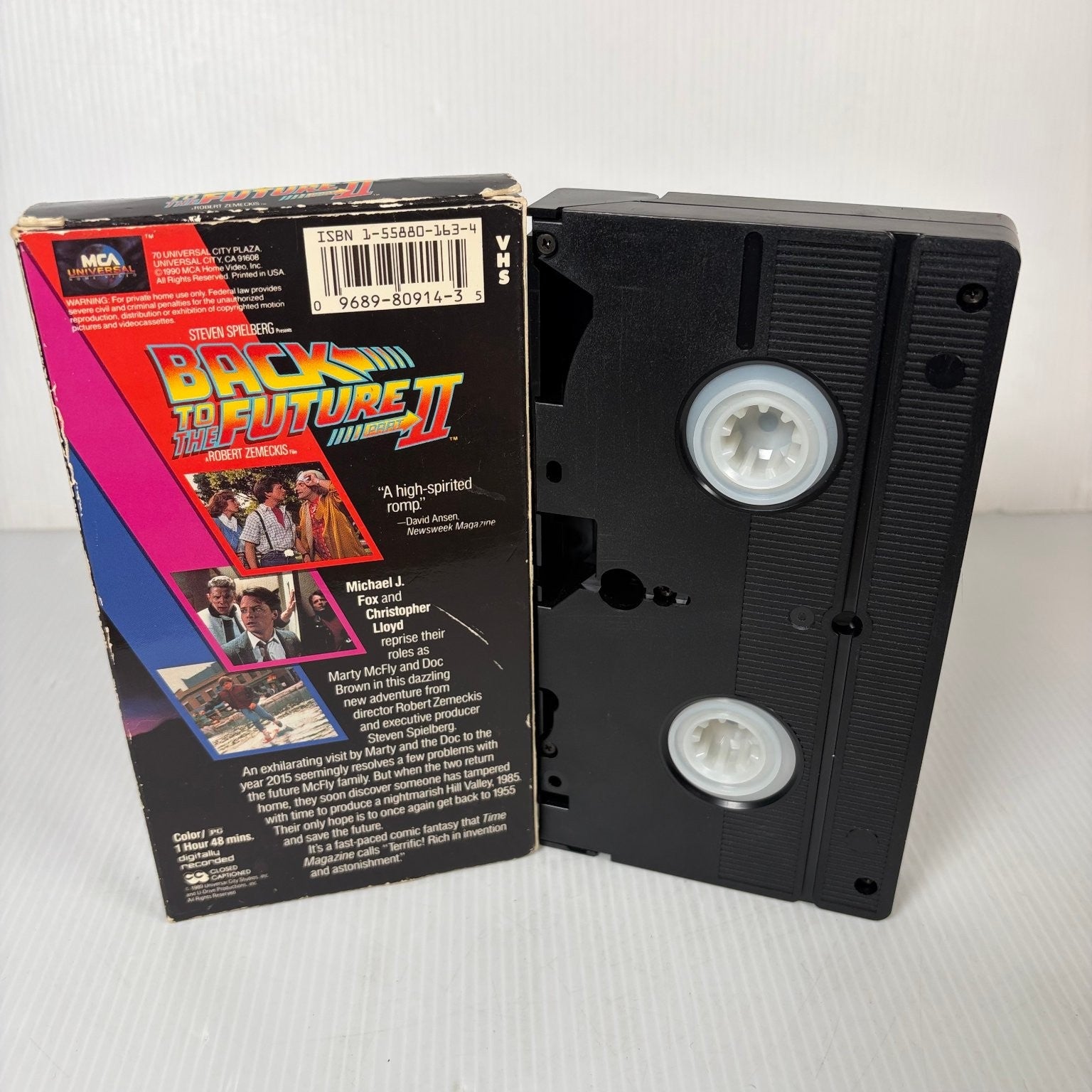 Back to the Future Part II VHS 1989 Sci-Fi Comedy MCA Universal